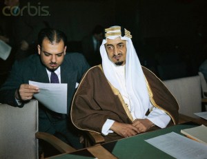 Amir Faisal Al Saud in Arab Dress